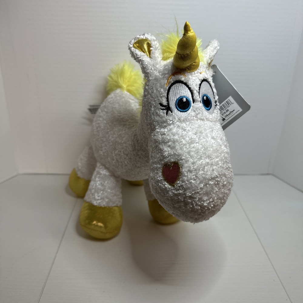 Disney Store Pixar Toy Story 3 Buttercup Unicorn 10" Plush Toy Theme Park NEW